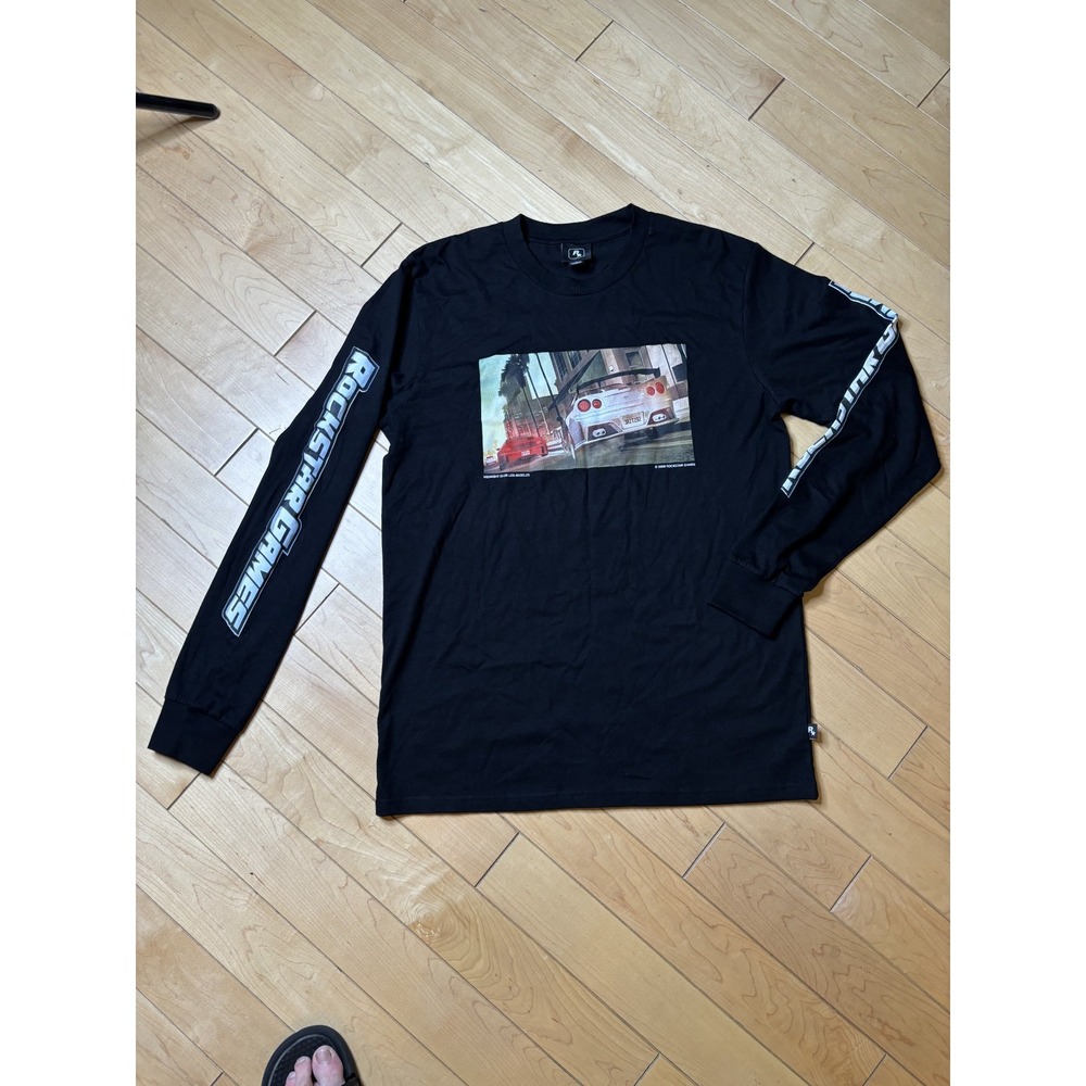 Rockstar game long-sleeve t-shirt Midnight Club: Los Angeles